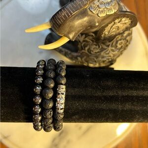 Natural Stone Beaded Bracelet